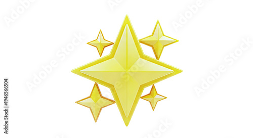 Golden Starbursts - A Symbol of Excellence and Achievement