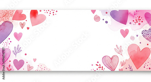 pink heart frame
