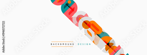 Abstract geometric design. Diagonal lines, colorful shapes, minimalist style. Background element for various projects. Clean, modern aesthetic.