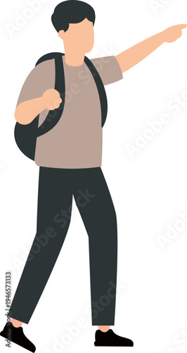 People Tourist Illustrtion