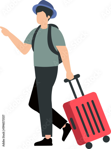 People Tourist Illustrtion