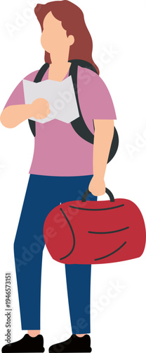 People Tourist Illustrtion