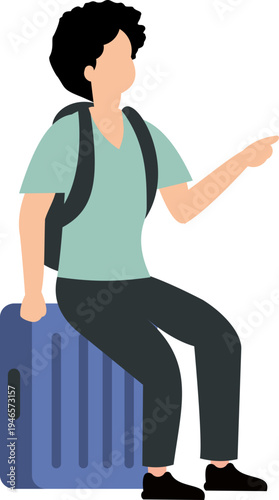 People Tourist Illustrtion