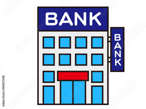 銀行のイラスト素材2