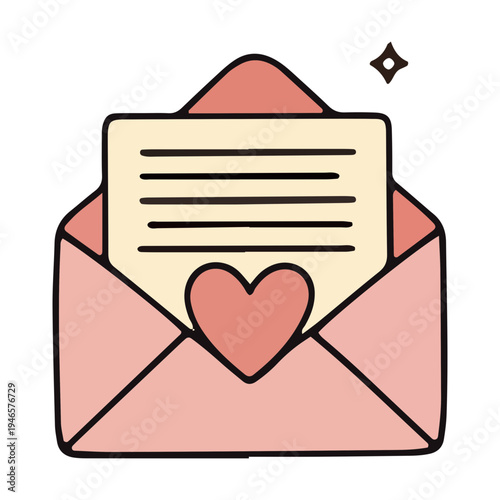 Love Letter Envelope Icon