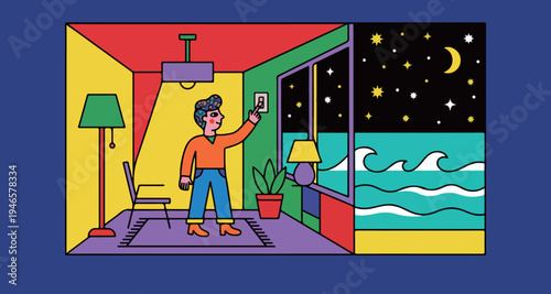 Turning off the lights