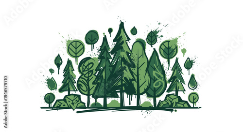 Forest Nature Trees Greenery Eco Environment