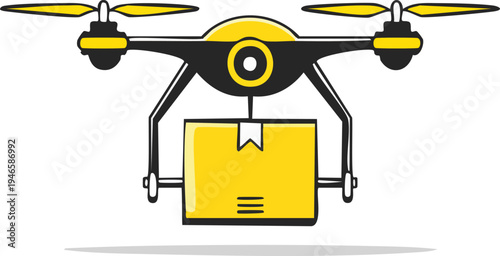 Global Network Air Freight Vector