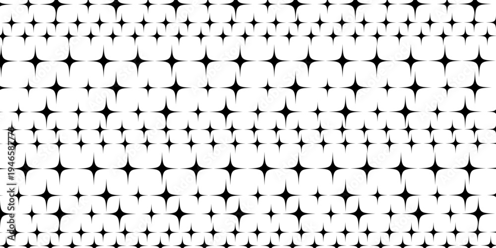 Fototapeta premium Abstract square polka blank decoration black and white seamless pattern fabric textile transparent space grid element wallpaper design.