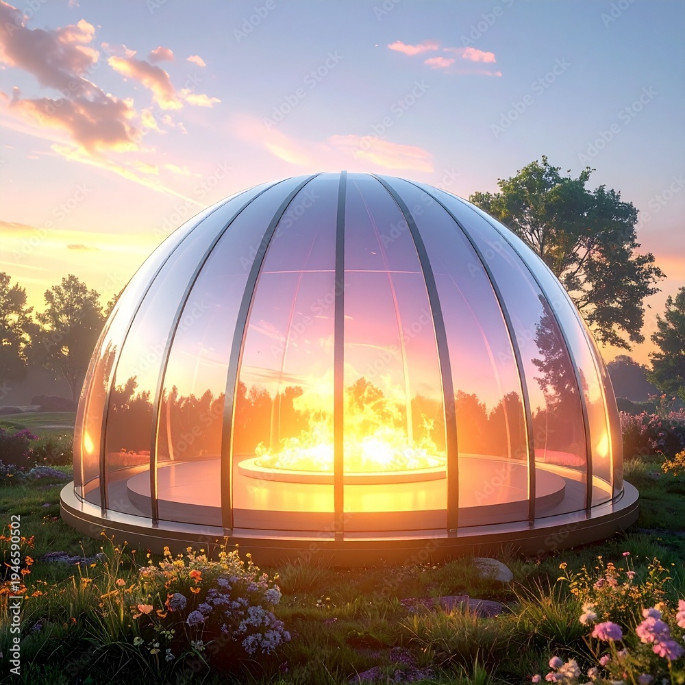 Obraz premium Glass dome
