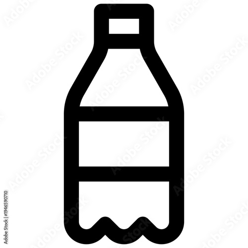 Soda. Editable stroke vector icon.