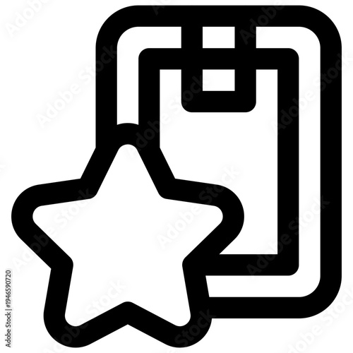 Wishlist. Editable stroke vector icon.