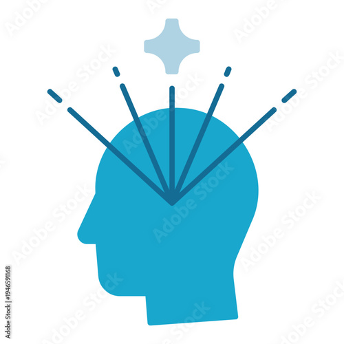 Light ray inside head