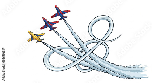 Airplanes on a Rope.