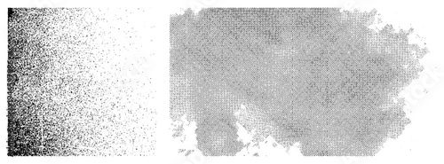 Vectorized halftone gradient, stippled texture, dotted shading, graphic design element,, artistic background, digital art texture.