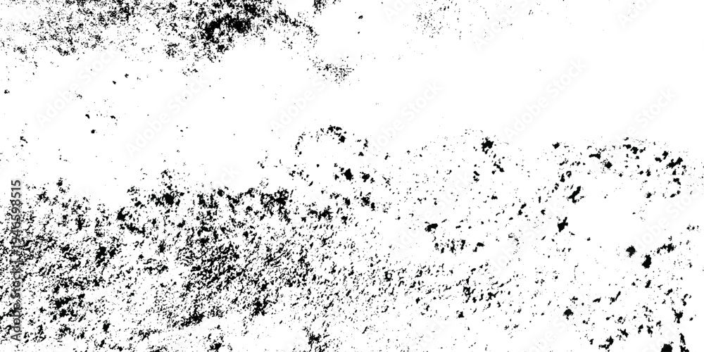 Fototapeta premium Grunge vintage white and black vector wall distressed dirty noise rust cracked pain background. messy dusty chalk splat dirt rusty noise overlay concrete wall texture background.