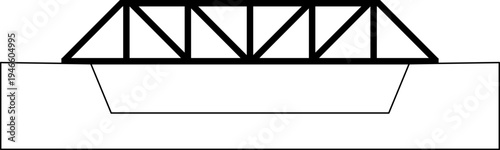 Types of bridges collection vector illustrations. Bridge structure varieties icons, silhouettes, logo. Bridge shapes and structural schemes, architecture, engineering constructions and classification