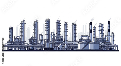 Industrial Factory Plant Facility.