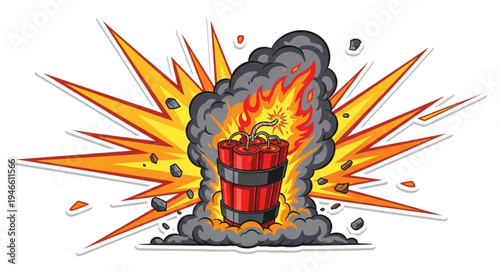 Burning Barrel on Fire Explosion.
