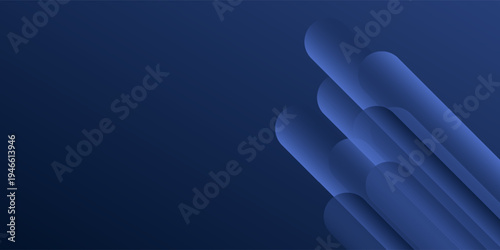 Black premium background with luxury blue pattern and lines. Rich background for poster premium modern