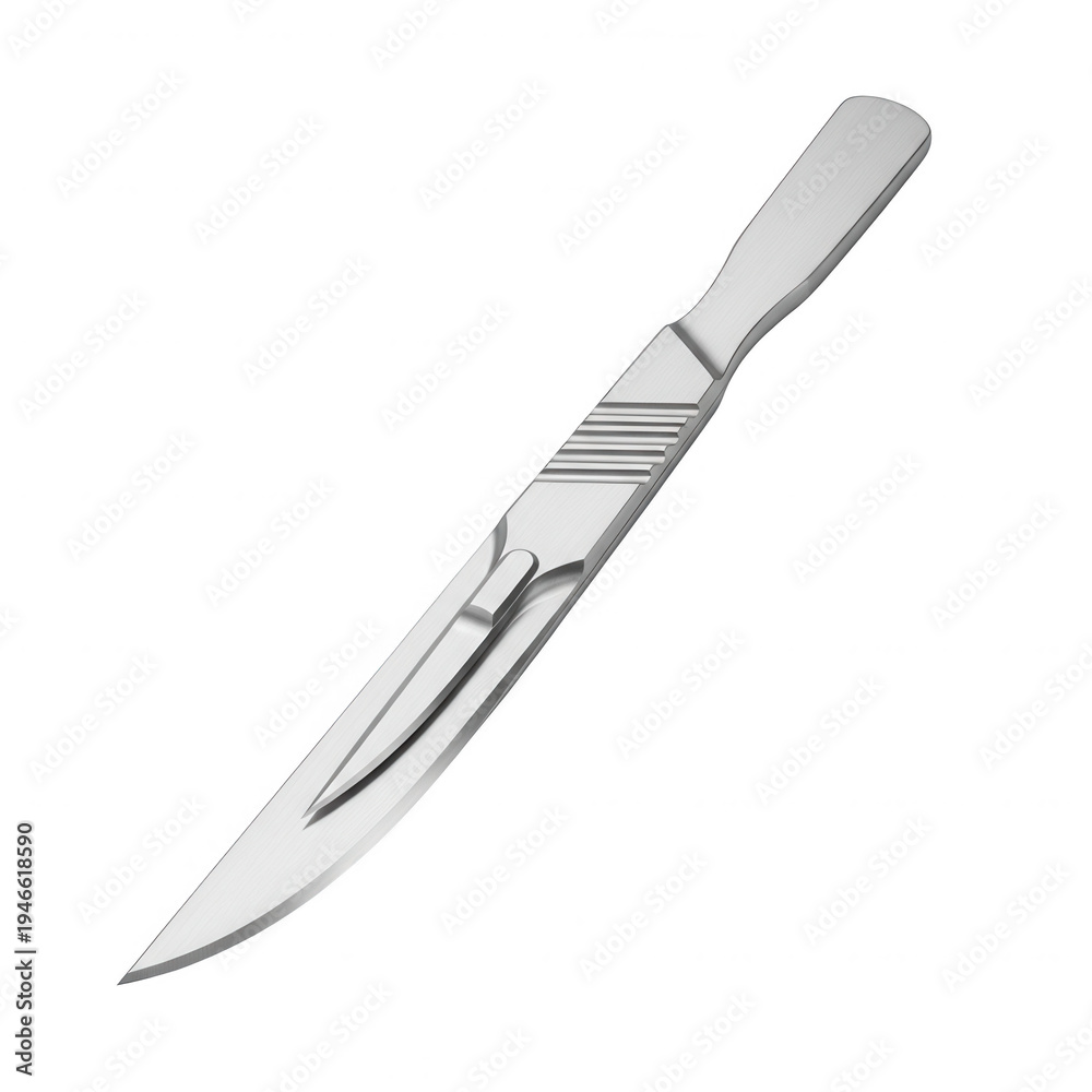 Obraz premium Surgical scalpel with single blade