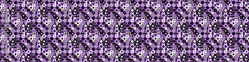 Seamless horizontal diagonal geometrical pattern background design