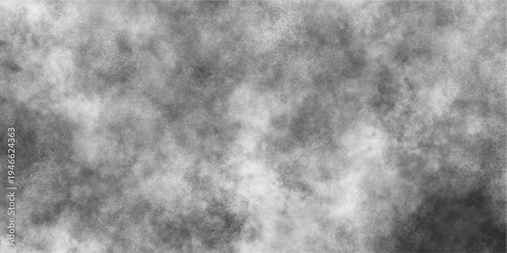 Obraz premium White and grey watercolor background painting with cloudy distressed texture, Grunge clouds or smog texture with stains, Abstract grunge white or grey watercolor painting background, 
