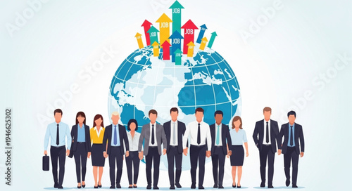 Business People Global Teamwork Concept.