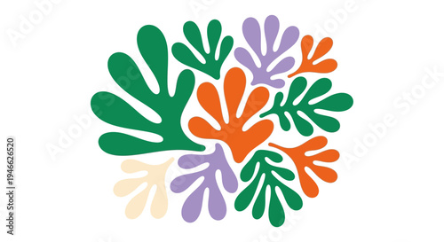 Vibrant floral arrangement blooms in a garden with colorful flowers and lush green leaves.