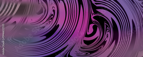 Graphic illustration oil painting style in vivid mesmerizing neon purple color. Design for graphic resource, cards, posters, print out and website banner cover art. Marble background and texture.