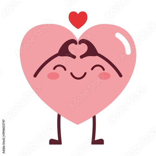 Vector graphics icon for Love gesture