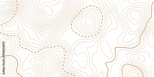 Black and white lines seamless Topographic map patterns, topography line map. Vintage outdoors style. white background topo
