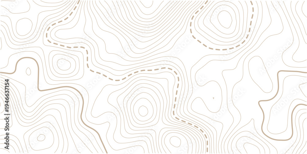 Fototapeta premium abstract wavy background. topographic contour background. Topography background. Vector banner. 