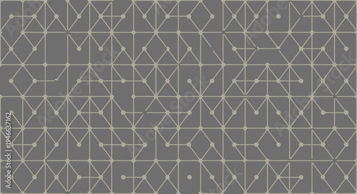 Geometric Pattern Design Element Gray Background.