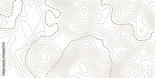 Vector banner. abstract wavy background. topographic contour background.