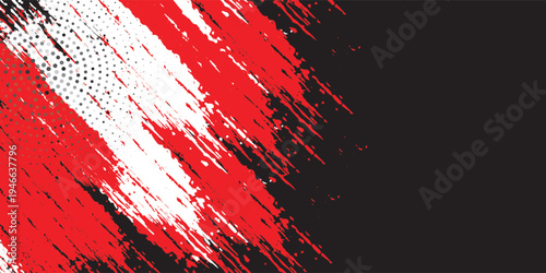 Abstract speed lines style orange color halftone banner design template. pattern texture grunge eps10