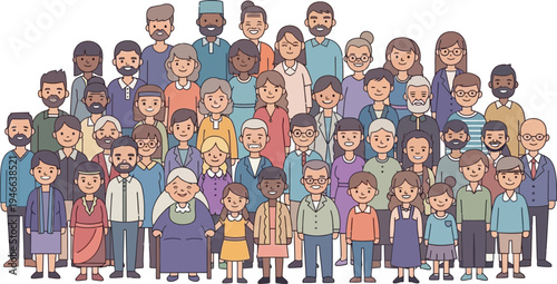 Multigenerational family vector