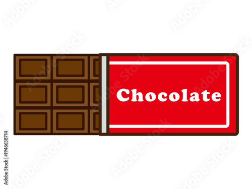 板チョコのイラスト素材2