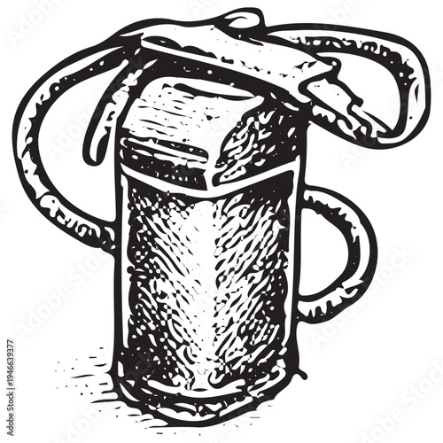 Marine Radio Communication Device Illustration Emergency Rescue Navigation Equipment