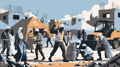 Disaster Relief Effort in a Devastated City