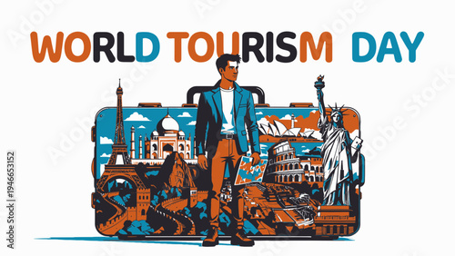World Tourism Day Concept Design