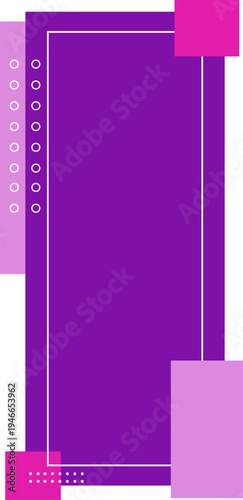 Abstract Geometric Taxt Box Frame