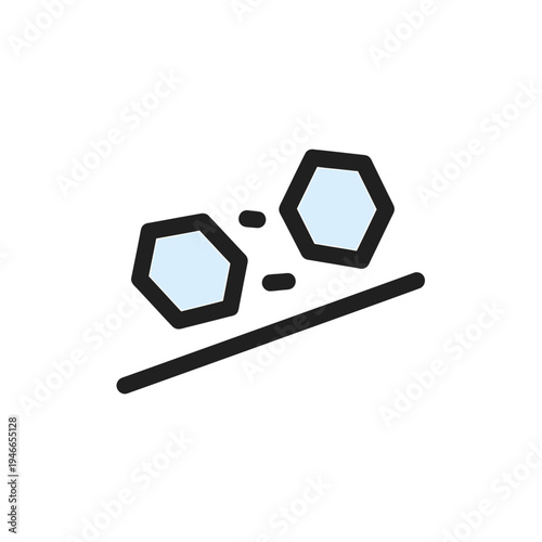 Avalanche Hazard Icon vector illustration
