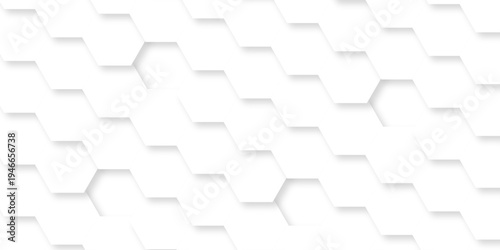 White abstract honeycomb mosaic and tile geometric hexagon vector illustration. geometric digital technology polygon science vintage square mosaic and web cover business texture.