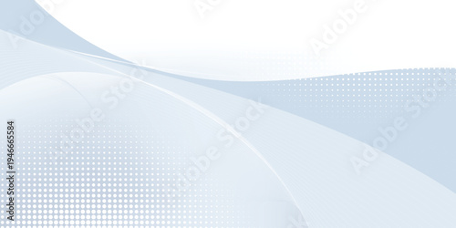 Abstract white digital dynamic wave background. Minimal vector stripes design. Modern simple texture graphic element. Futuristic hi-technology concept. Business banners, flyers, and presentations.