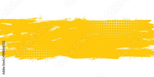 Abstrac yellow grunge texture background with halftone effect