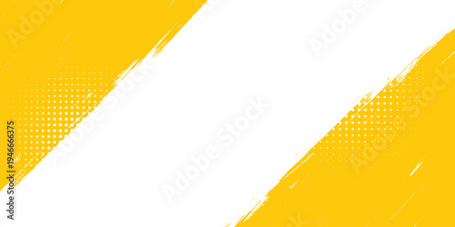 Abstrac yellow grunge texture background with halftone effect