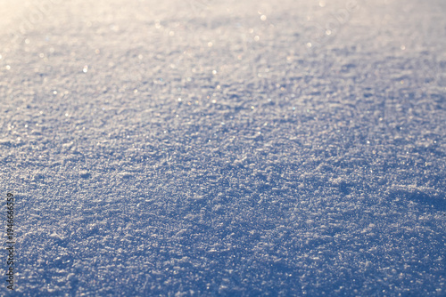 natural Snowdrift in sunny day. Nature Winter snow texture background