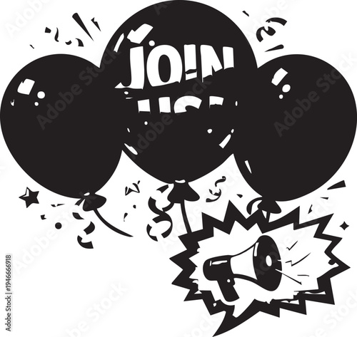 Black and white abstract grunge background with stars featuring a DJ silhouette in an urban vector style design