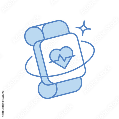 Fitness Tracker vector icon